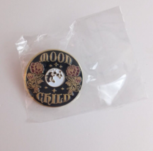 New Moon Child Colorful Floral Round Enamel Lapel Hat Pin - £4.71 GBP