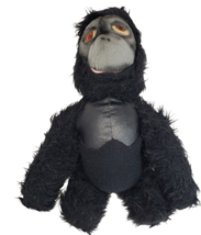 16&quot; VINTAGE ANIMAL FAIR BLACK + GREY KING KONG GORILLA STUFFED ANIMAL PL... - £81.14 GBP