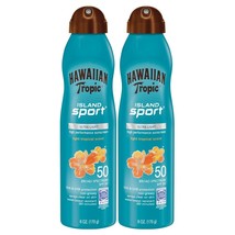 Hawaiian Tropic Sunscreen Island Sport Broad Spectrum Sunscreen Spray, SPF 50, 6 - £50.96 GBP