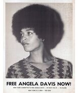 13716.Decor Poster print.Room Wall art design.Free Angela Davis Now.Civi... - $16.20+