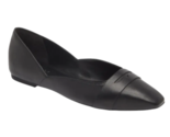 Black Leather NORDSTROM Jackie Low Slip On Flats sz 9 M - $29.66