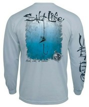 Salt Life Hook, Line, &amp; Sinker Mens Pocket Graphic L/S T-Shirt - 2XL/XL/Lg - NWT - £19.03 GBP