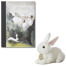 You Belong Here Book by M H Clark, White Bunny Stuffed Animal Plush Rabb... - £25.57 GBP