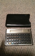 Vintage Hewlett Packard HP 12C Financial Calculator Original Black Case Works - $83.99