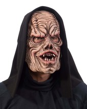Skull Mask Skeleton Living Dead Zombie Black Hood Demon Phantom Scary Eerie Cree - £52.11 GBP