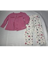 Baby girl Calvin Klein 2 pc heart outfit-size 18 months - £10.95 GBP
