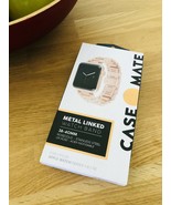 Case-Mate Metal Link Band for Apple Watch 38mm, Rose Gold, Open Box - £10.18 GBP