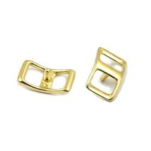 Fujiyuan 2 Pcs 13mm Solid Brass Harness Buckle Belt Bag Harness Horse Br... - $5.58