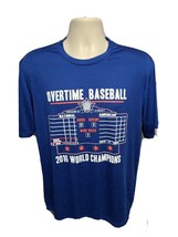 2016 World Champions Overtime Baseball Chicago Finest Adult Medium Blue ... - $16.50