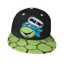 Nickelodeon Leonardo Teenage Mutant Ninja Turtle Fitted Hat Shell Brim L/XL - £13.51 GBP