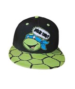 Nickelodeon Leonardo Teenage Mutant Ninja Turtle Fitted Hat Shell Brim L/XL - $23.46 CAD