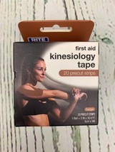 First Aid Kinesiology Tape Strips Beige 20 ct Therapeutic Athletic - £8.39 GBP