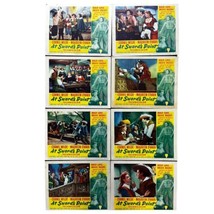 Vintage 1952 At Sword&#39;s Point Margaret O&#39;Hara Movie Lobby Cards Set of 8 - £73.71 GBP