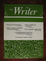 The WRITER Magazine August 1973 Patricia Moyes Page Stegner Dorothy Boone Kidney - £6.88 GBP