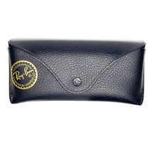 Ray Ban Eyeglasses Case Black Authentic Leather Sunglasses Case Only Eye... - $8.58