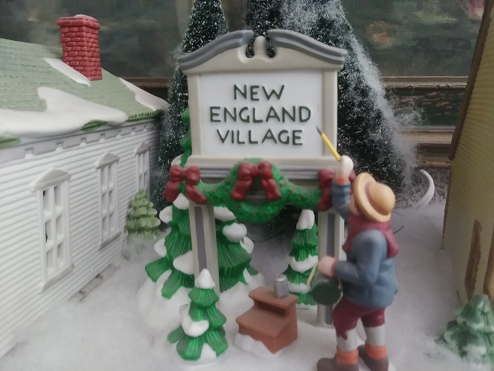 Dept 56 New England Village &quot;Fresh Paint&quot; sign #56592 - $30.00