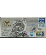 BUZZ ALDRIN +2 SIGNED FDC 20th Anniversary Apollo 11 Moon Landing envelo... - $989.00