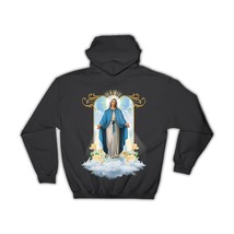 Our Lady of Grace : Gift Hoodie Catholic Saint Religious Virgin Mary - £28.30 GBP