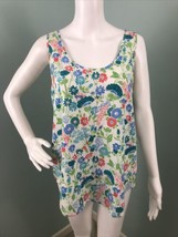 NWT Women&#39;s French Connection Sleeveless Floral Blouse Top Sz 10 - £30.85 GBP