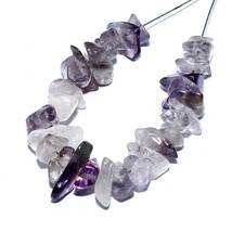 Amethyst Smooth Irreguler Beads Briolette Natural Loose Gemstone Making Jewelry - £5.51 GBP