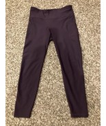 Old Navy Active Leggings Womens Large Purple Powersoft High Rise Go-Dry ... - $18.69