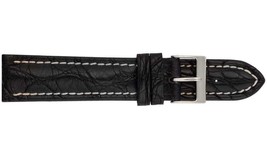 Genuine Crocodile Rolled Semi-Padded Matte Watch Strap Also Fits Breitling - $149.00