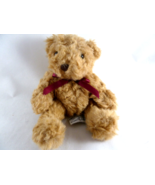 Russ Berrie Schubert Brown Teddy Bear Plush Teddy Bear 8&quot; Tall 6&quot; sitting - $13.46 CAD