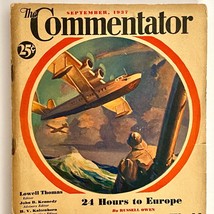 1937 September The Commentator 30 Articles Softcover Paperback Lowell Th... - $54.95