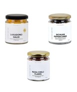 Spice Lovers Combo [Lakadong Haldi, Sichuan Peppercorns, Naga Chilli Fla... - $114.60 CAD