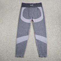 PINK Victorias Secret Womens Seamless Leggings Large Gray High-waist Activewear - $26.87