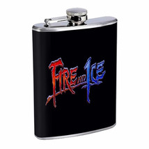 Fire And Ice Em1 Flask 8oz Stainless Steel Hip Drinking Whiskey - £11.90 GBP