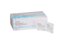 McKesson Sanitizing Skin Wipe Benzalkonium Chloride Unscented Case of 10... - $54.95
