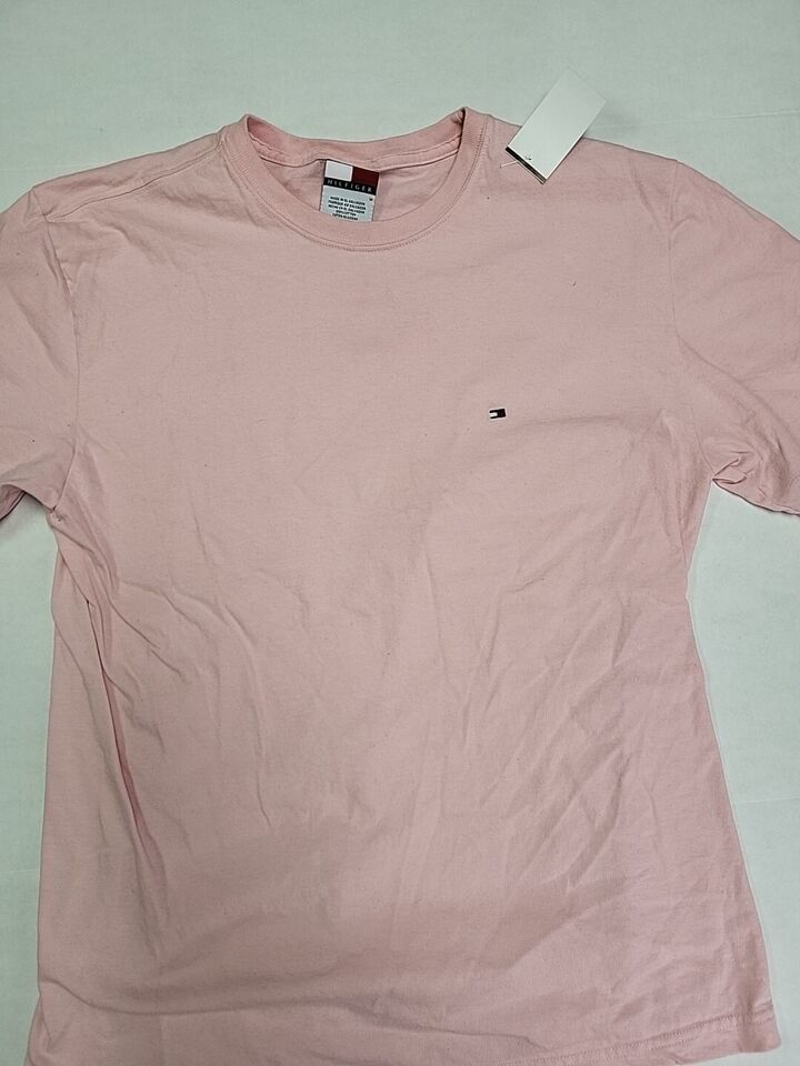 Tommy Hilfiger Light Pink T-Shirt Size Medium  (USED) - $9.46
