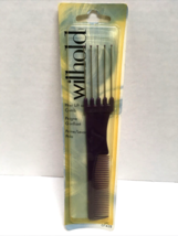 Vintage New WILHOLD 8&quot; Dresser Hair Lift And Teasing Comb Pick #07428 Pu... - $21.99