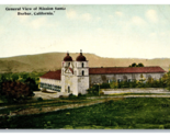 General View Santa Barbara Mission Santa Barbara California UNP DB Postc... - $2.92