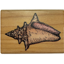 Comotion Conch Shell Seashell Ocean Beach Rubber Stamp 843 Vintage 1996 New - $11.15