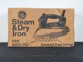 Vintage GE General Electric Steam And Dry Iron F63 9253-312 Brand New In... - $49.45