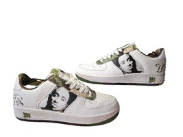 2pac Tupac Shakur Hip Hop Sneakers Size 9.5 Makaveli Brand Thug Life Cam... - $71.25