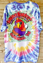 Jimmy Buffett Concert Tour T Shirt Carnival 98 Tie Dye Parrot Head Mens ... - £58.66 GBP