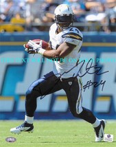 Ryan Mathews Signed Autographed 8x10 Rp Photo San Diego Chargers Rb Matthews - £13.42 GBP