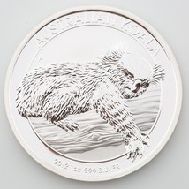 2012-P Australia Silver Koala One Dollar Coin Bu 1 Ounce .999 Elizabeth Km-
s... - £78.06 GBP