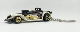 Hot Custom Mystery Car Super Comp Dragster Car Keychain Rolling Wheels R... - £12.63 GBP