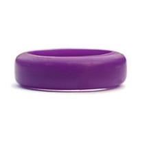 Womens Purple Silicone Ring Size 8 - £2.32 GBP