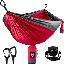 Camping Hammock for Travel and Hiking - Single &amp; Double Outdoor Hammock - - £32.12 GBP