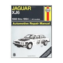 Jaguar XJ6, Vanden Plas &amp; Sovereign (19881994) Haynes Repair Manual (USA) Stubb - $42.00