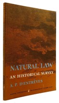 A. P. D&#39;entreves Natural Law: An Historical Survey 1st Edition Thus 1st Printin - £36.91 GBP
