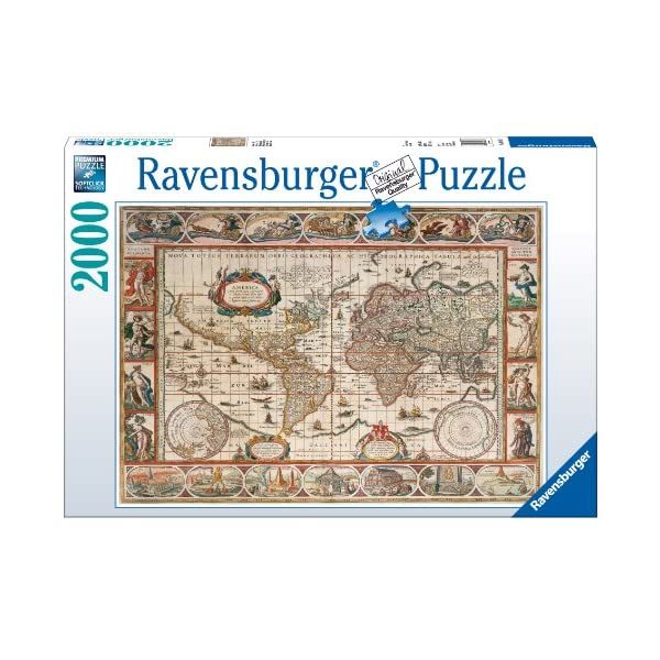 Ravensburger Map of The World in 1650 Puzzle (2000 Pieces)  - £77.48 GBP