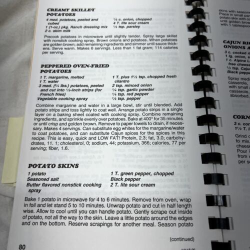 Vintage Cookbook Church Cook Book Spiral First Lutheran Tahlequah OK Candy Pies Item image 9