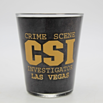CSI Las Vegas Shot Glass Crime Scene Investigation Souvenir Collectible - $6.79