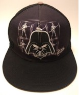 STAR WARS HAT Darth Vader &amp; Storm Troopers Black Hat Snap Cap - $14.95